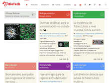 Tablet Screenshot of biotech-spain.com